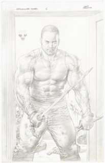 Medina, Lan - Lan Medina Foolkiller #5 Cover Original Art (Marvel, 2008)....