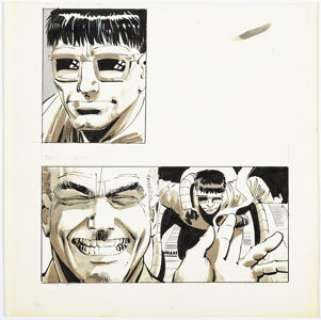 Miller, Frank | Frank Miller and Klaus Janson The Amazing Spider-Man Annual #15 Story Pages 19 and 29 Spot Illustration Original A... | Heritage