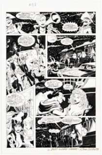 Sutton, Ronn - Ronn Sutton and Louis LaChance Elvira, Mistress of the Dark #57 Story Page 57 Original Art (Claypool, 1998). ...