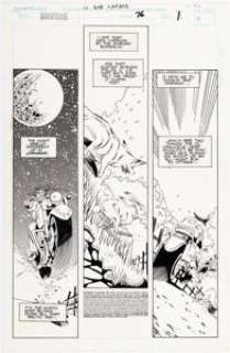 Coker, Tomm - Tomm Coker and Al Milgrom Wolverine #76 Story Page 1 Original Art (Marvel, 1993)....