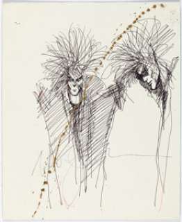 Gaiman, Neil | Neil Gaiman - Sandman Sketch Original Art (c. 1990s).... | Heritage