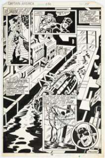 Buscema, Sal | Sal Buscema and Don Perlin Captain America #230 Story Page 8 Original Art (Marvel, 1979).... | Heritage