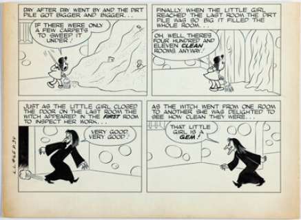 Tripp, Irving | Irving Tripp Marge’s Little Lulu #65 Half-Page 36 Original Art and Reading Copy of Published Issue Group of 2 (Del... (Total: 2 Original Art) | Heritage