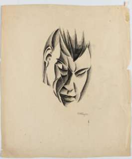 Finlay, Virgil | Virgil Finlay - Face Sketch Original Art (1933).... | Heritage