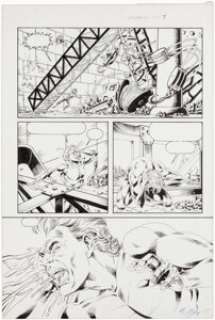 Perlin, Don - Don Perlin, Bob Layton, and Tom Ryder Solar, Man of the Atom #2 Story Page 7 Original Art (Valiant, 1991)....