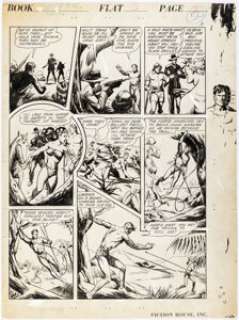 Astarita, Rafael - Rafael Astarita (attributed) Jungle Comics #46 Kaänga Story Page 3 Original Art (Fiction Comics, 1943)....