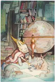 Kirk, Tim | Tim Kirk "Misce Stultitiam Consiliis Breven" Painting Original Art (undated).... | Heritage