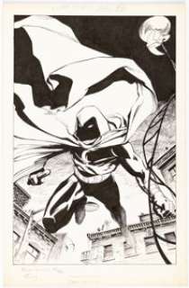 Potts, Carl - Carl Potts Moon Knight #32 Cover Original Art (Marvel, 1983)....
