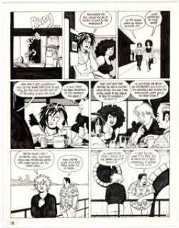 Hernandez, Jaime | Jaime Hernandez Love and Rockets #27 Story Page 16 Maggie and Vicki Glory Original Art (Fantagraphics, 1988).... | Heritage