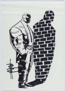 Twenty-First Century Comic Artist - Tone Rodriguez - Citizen Pain Sketch Original Art (undated)....