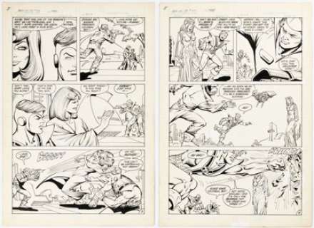 Infantino, Carmine | Carmine Infantino and Rodin Rodriquez Best of DC #24 Legion of Super-Heroes Story Pages 3-4 Original Art (DC, 1982... (Total: 2 Original Art) | Heritage