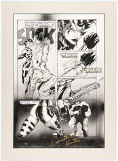 Hartsoe, Everette - Everette Hartsoe Razor Convention Book Story Page 16 Original Art (London Night Studios, 1992)....