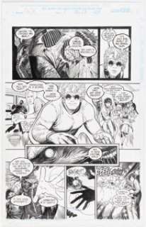 Bachalo, Chris - Chris Bachalo and Mark Buckingham Generation X #1 Story Page 23 Original Art (Marvel, 1994)....