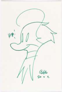 Cho, Frank - Frank Cho - Truman (Liberty Meadows) Sketch Original Art (2002)....