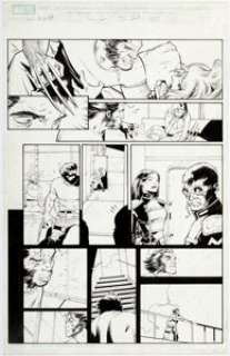 Coipel, Olivier | Olivier Coipel and Tim Townsend House of M #2 Story Page 21 Original Art (Marvel, 2005).... | Heritage