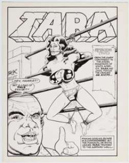 Bill Black (attributed) - Tara Splash Page Original Art (AC Comics, c. 1970s)....