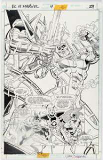 Dan Jurgens And Joe Rubinstein | DC Vs Marvel #4 Story Page 29 Original Art (DC, 1996).... | Heritage
