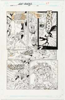 John Royle and Bambos Georgiou - What If...? #66 Story Page 26 Original Art (Marvel, 1994)....