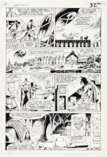 Tom Sutton And Ricardo Villagran | Batman #400 Story Page 32 Original Art (DC, 1986). | Heritage