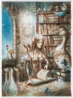 Tony Diterilizzi | The Planewalker’s Handbook "Wizard’s Lab" Page 103 Illustration Original Art (TSR, Inc, 1996). | Heritage