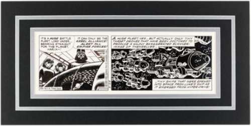 Russ Manning And Rick Hoberg | Star Wars Daily Comic Strip Original Art dated 3-24-1980 (L.A. Times Syndicate, 1980). | Heritage