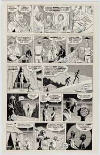 Bruce Jones and Ralph Reese - Flash Gordon Daily Comic Strip Original Art Group of 5 (King Features Syndicate, 1990).