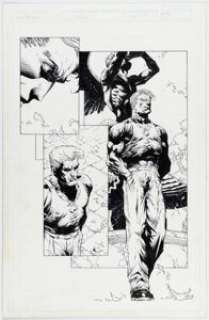 Clarence Lansang, Jonathan Sibal, and others Ascension #7 Story Page 9 Original Art (Image/Top Cow, 1998).