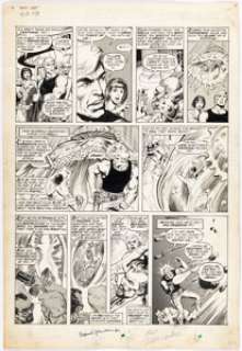 Dave Cockrum and "The Crusty Bunkers" Marvel Preview #1 Story Page 7 Original Art (Marvel, 1975). | Heritage