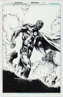 Phillip Tan and Jason Paz Justice League of America #5 Splash Page 4 Original Art (DC, 2016).