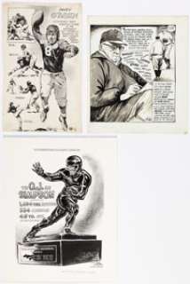 Bill Gallo and others - Sports Cartoon Illustration Original Art Group of 3 (c. 1960s-80s). (Total: 3 Original Art) | Heritage
