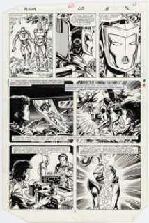 Steve Ditko and Tom Palmer Rom #60 Story Page 6 Original Art (Marvel, 1980). | Heritage