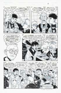 Bob Fingerman Minimum Wage #4 Story Page 8 Original Art (Fantagraphics, 1996).