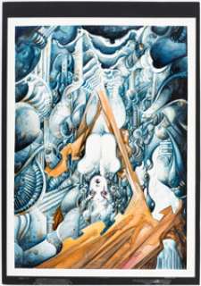 Alfonso Azpiri Sueños Cover Original Art (Planeta Cómic, 2010).