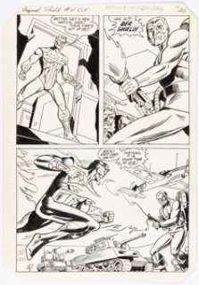 Dick Ayers The Original Shield #4 Story Page 17 Original Art (Archie, 1984). | Heritage