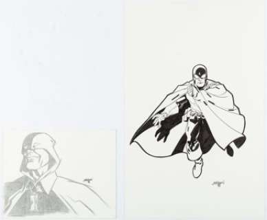 Dave Johnson Smash Comics #1 Doctor Mid-Nite and Hourman Cover Original Art Group of 2 (DC, 1999). (Total: 2 Original Art) | Heritage