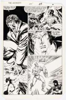 John Buscema and Tom Palmer The Avengers #265 Story Page 21 Original Art (Marvel, 1986). | Heritage