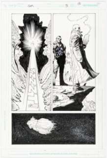 Ryan Benjamin and Saleem Crawford Grifter & Midnighter #5 Story Page 15 Original Art (DC, 2007).