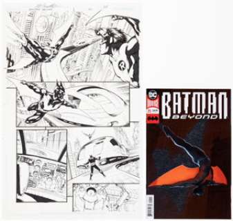 Marco Santucci Batman Beyond #25 Story Page 33 Original Art (DC, 2018).