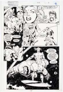 Gary Frank and Cam Smith The Incredible Hulk #415 Story Page 2 Original Art (Marvel, 1994).