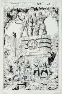 Paul Ryan and Danny Bulanadi Fantastic Four #389 Splash Page 15 Original Art (Marvel, 1994). | Heritage
