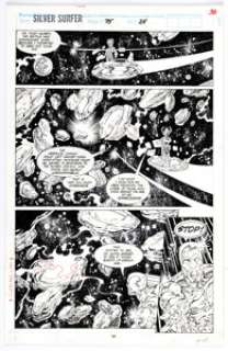 Ron Lim and Tom Christopher Silver Surfer #75 Story Page 24 Original Art (Marvel, 1992). | Heritage