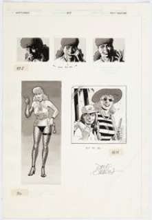 Dave Gibbons Watchmen #9 "Sal’s Scrapbook" Illustrations Original Art (DC, 1987). | Heritage