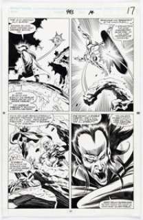 Ron Frenz and Al Milgrom Thor #443 Silver Surfer vs. Mephisto Story Page 14 Original Art (Marvel, 1992). | Heritage