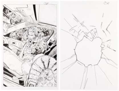 Clay Mann The Walking Dead #1 Variant Cover Original Art (Image/Skybound, 2015). (Total: 2 Original Art)