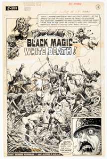 Alfredo Alcala Weird War Tales #25 Story Page 1 Original Art (DC, 1974). | Heritage