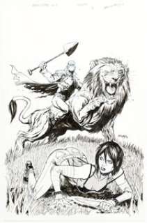 Tim Seeley Hack / Slash #2 Cover Original Art (Image, 2011).