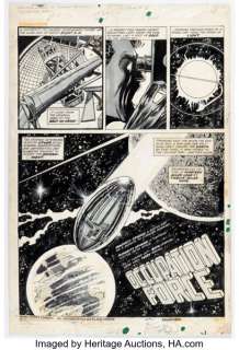George Pérez and Klaus Janson Unknown Worlds of Science-Fiction #3 Story Page 1 Original Art (Marvel, 1975). | Heritage