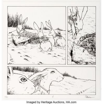 David Petersen Mouse Guard: Winter 1152 #6 Story Page 4 Original Art (Archaia Studios Press, 2009). | Heritage