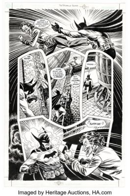 Enrique Alcatena The Batman of Arkham #1 Joker Story Page 22 Original Art (DC, 2000).