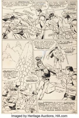 Wayne Boring Action Comics #356 Story Page 14 Original Art (DC, 1968). | Heritage
